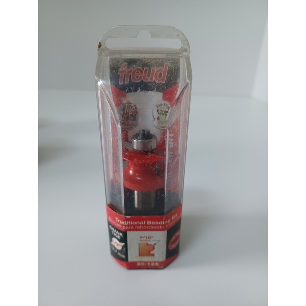 Freud 3/16" Radius Traditional Beading Router Bit With 1/2" Shank, 80-124